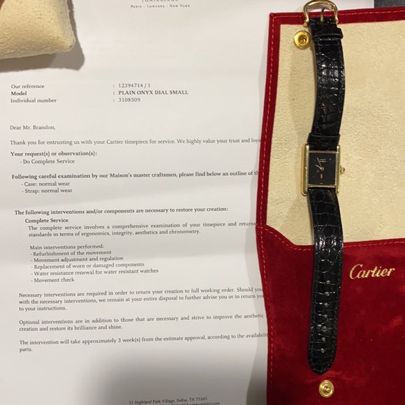 Cartier Tank De Must Ladies - Picture 9 of 10